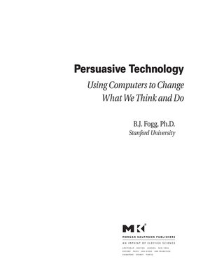 cover image of Persuasive Technology